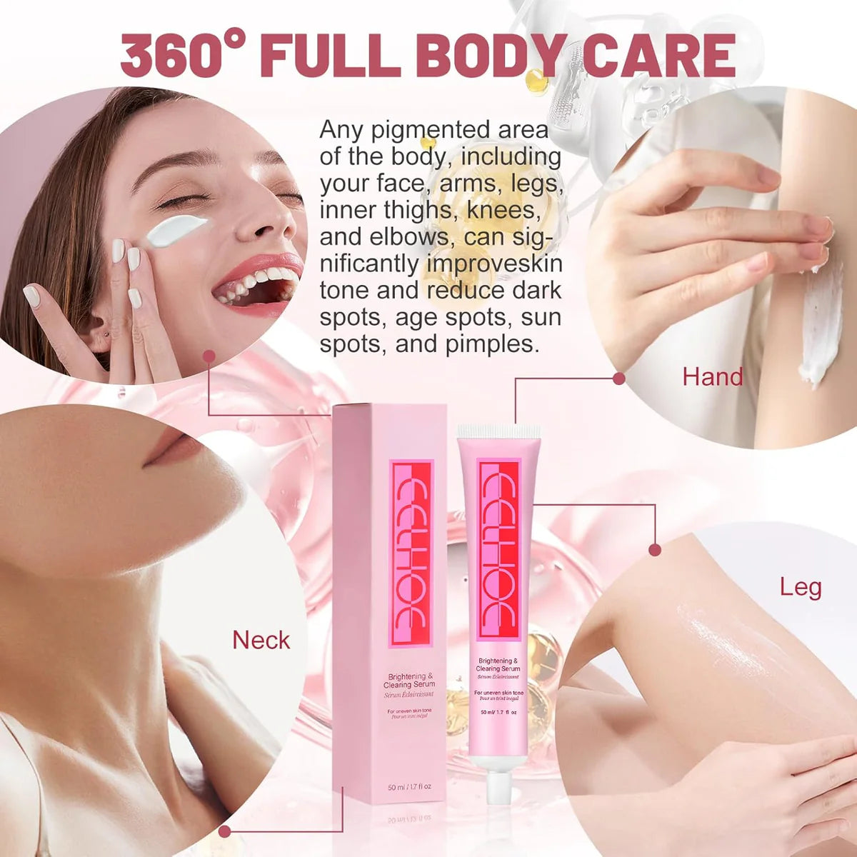 Eelhoe Brightening Serum — Fade Dark Spots & Reveal Radiant Skin سيروم Eelhoe المشرق — قضي على البقع الداكنة واكتشفي بشرة متألقة